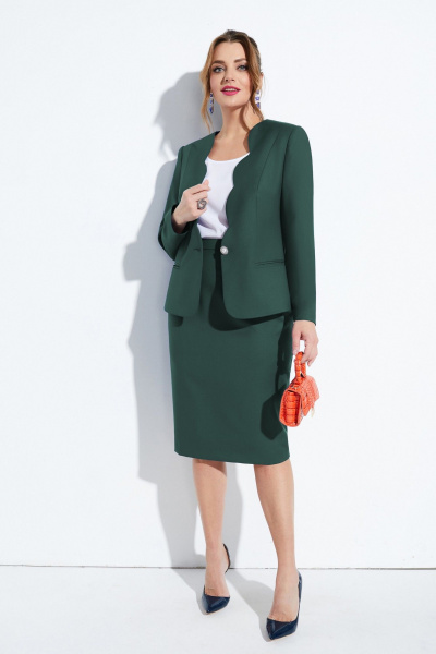 Жакет, юбка Lissana 5049 тихоокеанская_сосна - фото 4