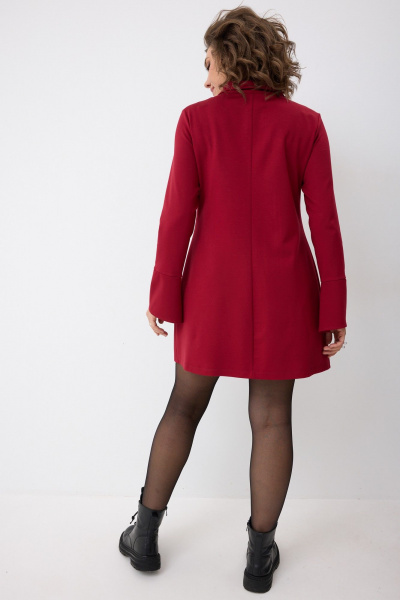 Платье BegiModa 1062 бордо - фото 8