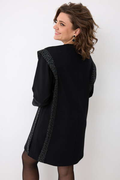 Платье BegiModa 1063 черный - фото 8