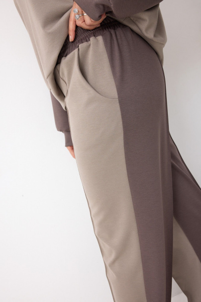 Брюки, свитшот BegiModa 3102 фиолетовый кварц - фото 10