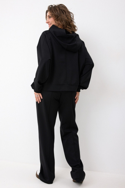Брюки, худи BegiModa 3103 черный кварц - фото 11