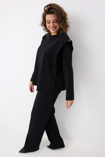 Лонгслив BegiModa 4150 черный - фото 9