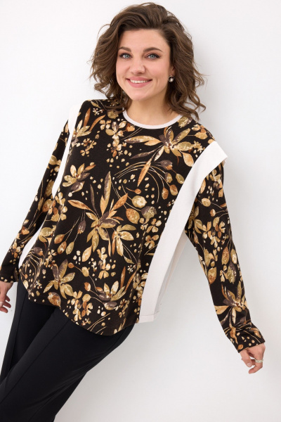 Лонгслив BegiModa 4152 листопад - фото 4
