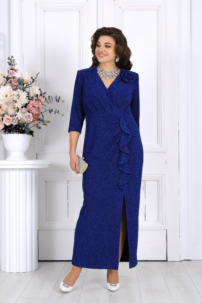 Платье Ninele 7515 василек - фото 6