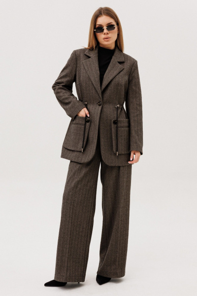 Брюки Amberа Style 1125-3 коричневый - фото 3