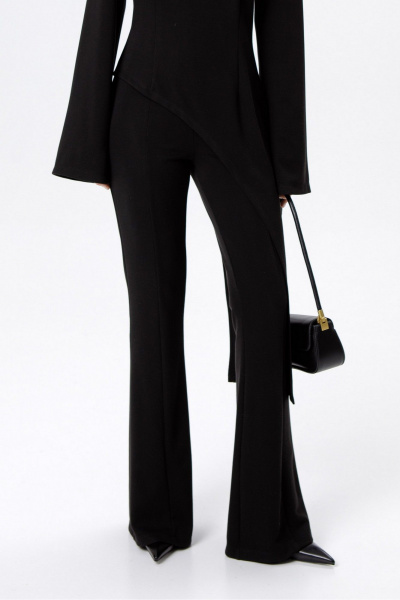 Брюки, корсет, рубашка PiRS 6428 серо-бежевый+черный - фото 6