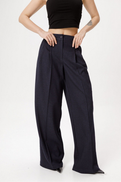 Брюки, жакет, юбка PiRS 6429 синий - фото 9