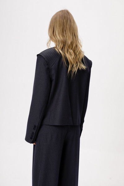 Брюки, жакет, юбка PiRS 6429 синий - фото 8