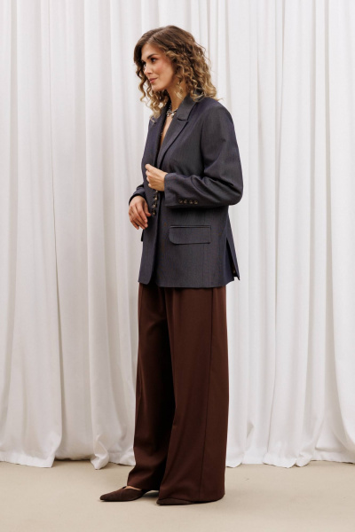 Жакет Gizart 15363 бежево-коричневый - фото 2