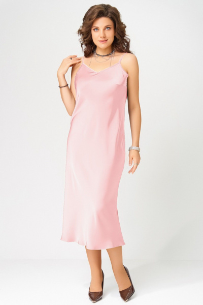 Накидка, платье Fita 3223 розово-дымчатый - фото 8