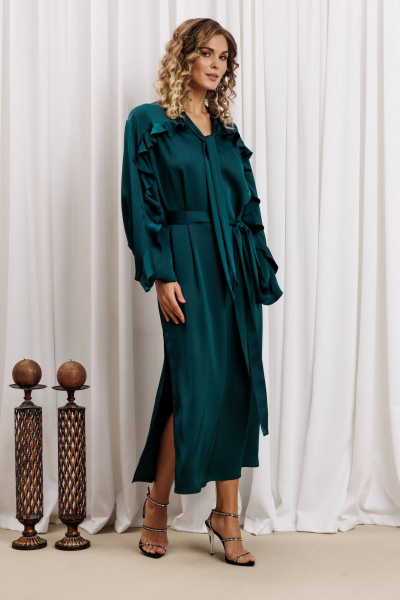 Платье Gizart 5432 морская волна - фото 3