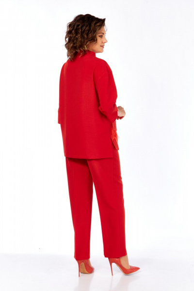 Брюки, жакет БагираАнТа 1090 красный - фото 3