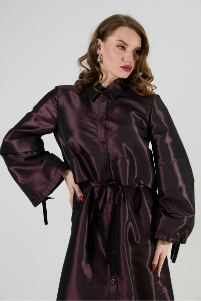 Платье NikVa 944-9 сливовый - фото 7