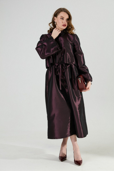 Платье NikVa 944-9 сливовый - фото 2
