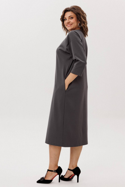 Платье Anelli 58 пепел_розы - фото 8