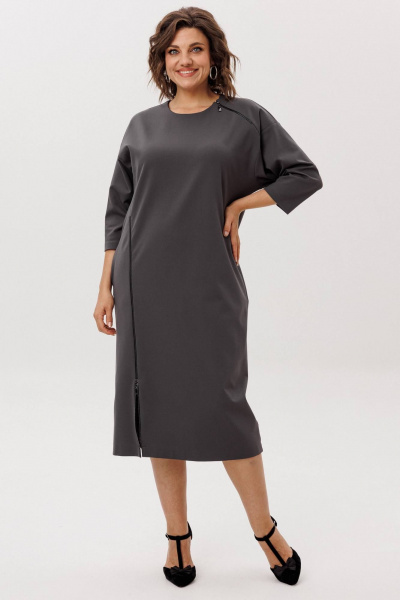 Платье Anelli 58 пепел_розы - фото 5