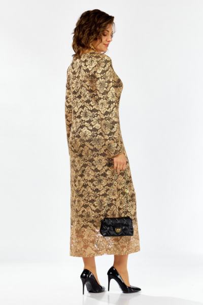 Болеро, платье Lady Secret 25305 золотой+черный - фото 10