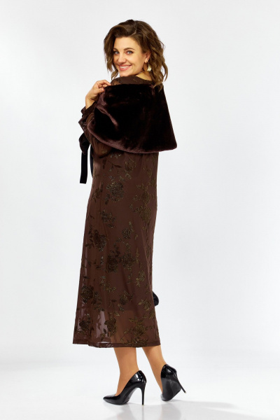 Болеро, платье Lady Secret 25307 коричневый - фото 5