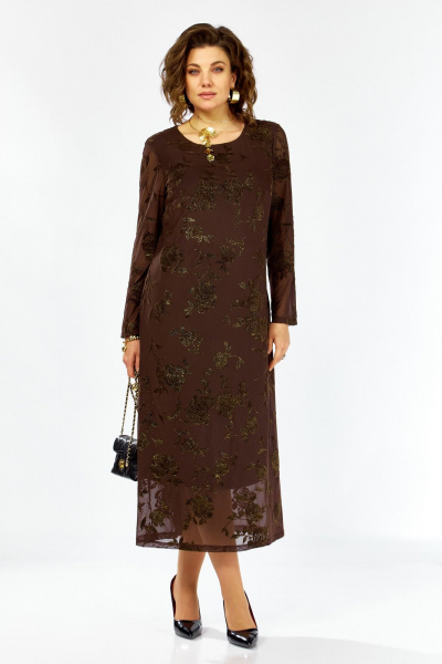 Болеро, платье Lady Secret 25307 коричневый - фото 6