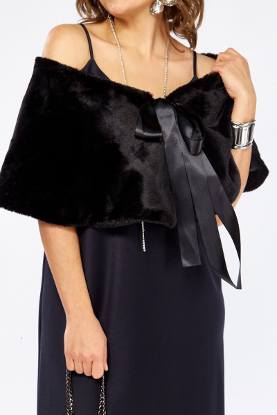 Болеро, платье Lady Secret 25309 черный/синий - фото 4