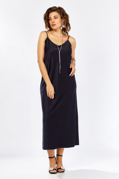 Болеро, платье Lady Secret 25309 черный/синий - фото 7