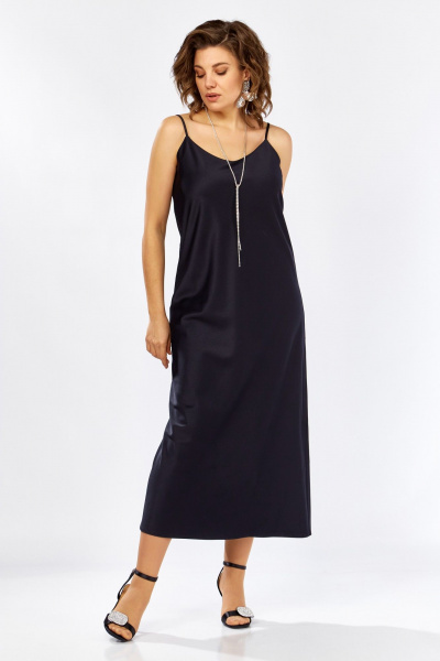 Джемпер, платье Lady Secret 25310 черный/синий - фото 6