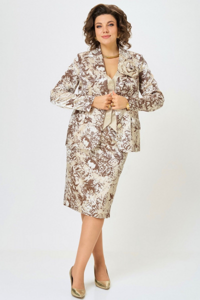 Брошь, жакет, жилет, юбка Angelina & Сo 1290 - фото 4