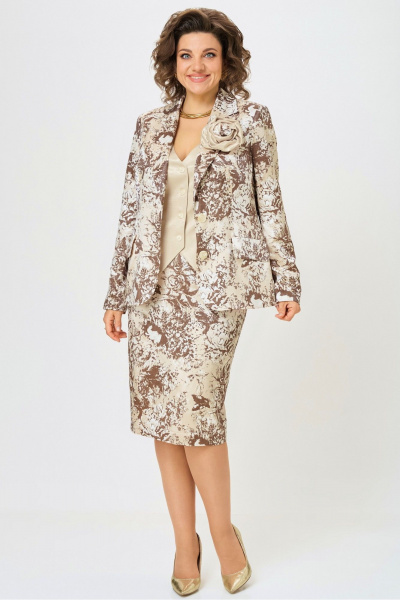 Брошь, жакет, жилет, юбка Angelina & Сo 1290 - фото 3