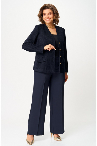 Жакет БелЭльСтиль 849-2_85_22 синий - фото 5