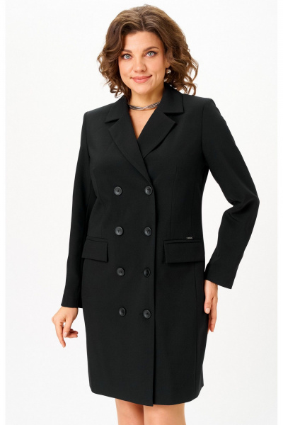 Платье БелЭльСтиль 852-2_36_22 черный - фото 6