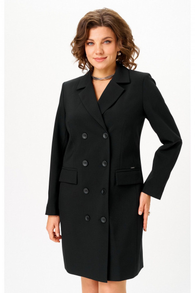 Платье БелЭльСтиль 852-2_36_22 черный - фото 4