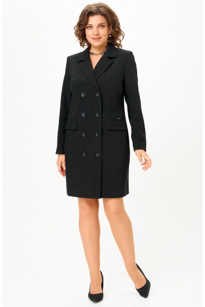 Платье БелЭльСтиль 852-2_36_22 черный - фото 1