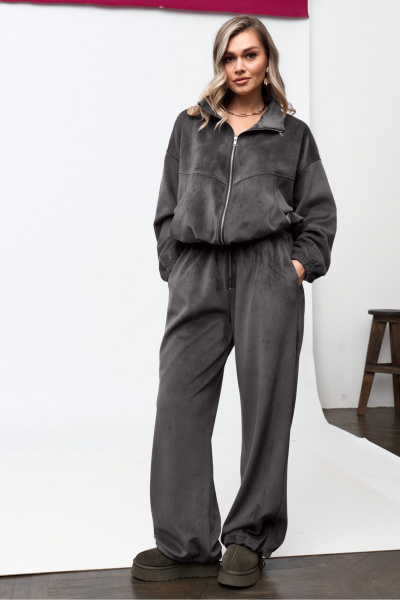 Брюки, джемпер Verita 2432 графит - фото 5