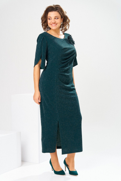 Платье Romanovich Style 1-2853 зеленый - фото 8