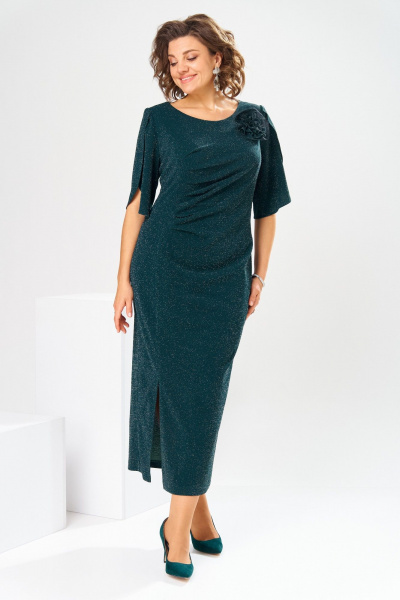 Платье Romanovich Style 1-2853 зеленый - фото 7