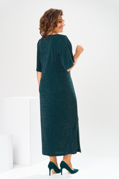 Платье Romanovich Style 1-2853 зеленый - фото 4