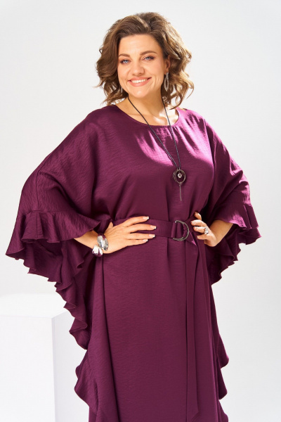 Платье Romanovich Style 1-2870 бордо - фото 12