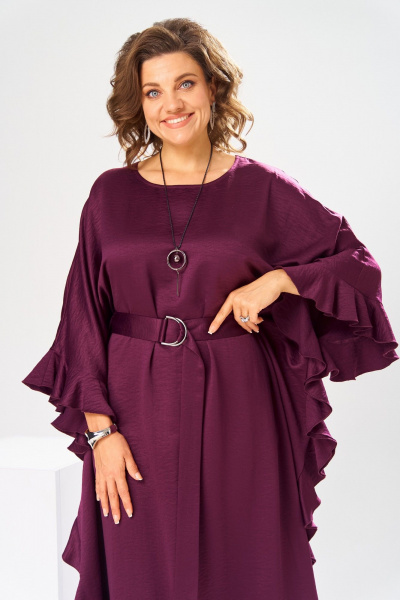 Платье Romanovich Style 1-2870 бордо - фото 11