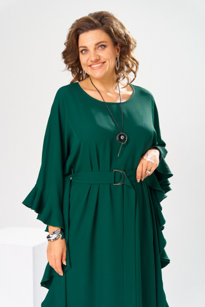 Платье Romanovich Style 1-2870 зеленый - фото 15