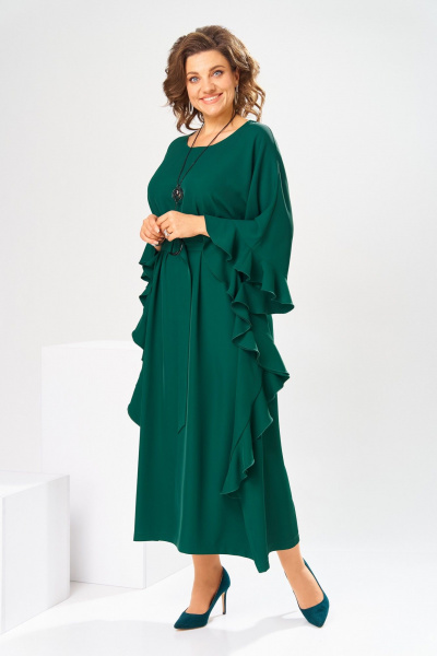 Платье Romanovich Style 1-2870 зеленый - фото 11