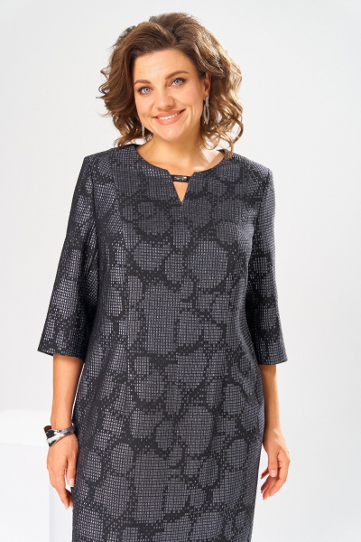 Платье Romanovich Style 1-2873 графит - фото 7