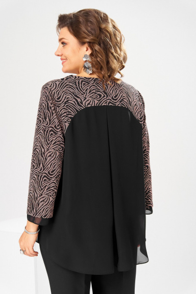 Брюки, джемпер Romanovich Style 2-2880 черный/клевер - фото 6