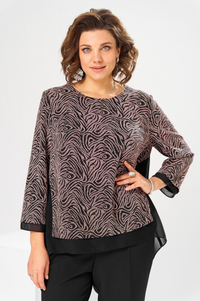 Брюки, джемпер Romanovich Style 2-2880 черный/клевер - фото 4