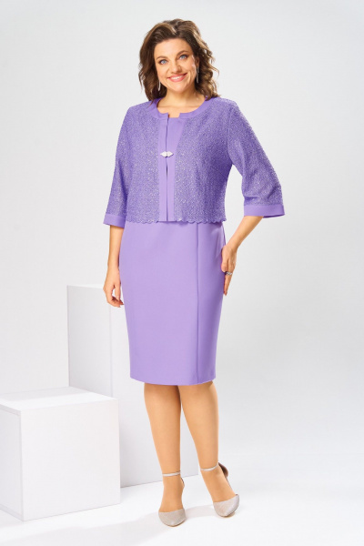 Жакет, платье Romanovich Style 3-2763 лаванда - фото 1