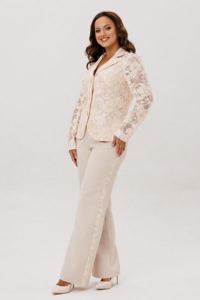 Брюки, жакет Mubliz 300 экрю - фото 7