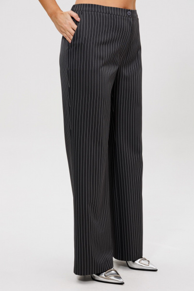 Блуза, брюки, жакет Mubliz 306 графит_полоска - фото 17