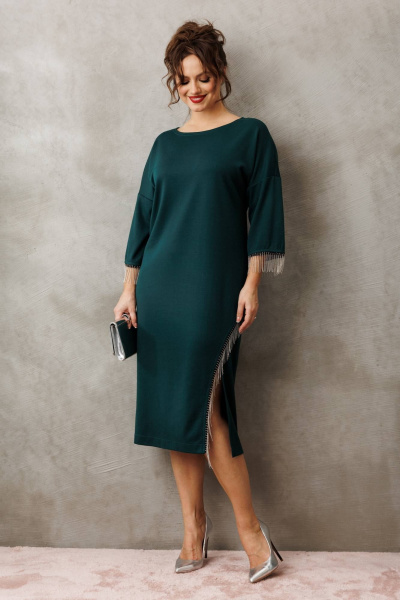 Платье Anastasia 1308 изумруд_ - фото 5