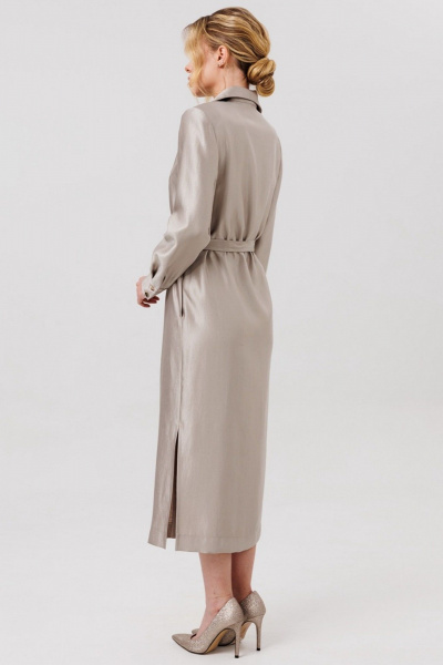 Платье Faufilure C1789 золотистый - фото 3