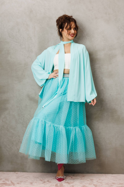 Юбка Anastasia 1297 мята - фото 5