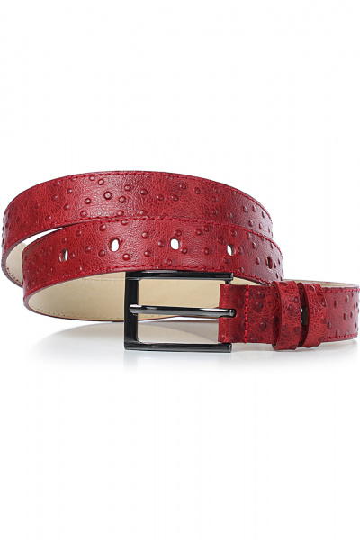 Ремень Galanteya 12719.25с3128к45 2р красный - фото 1